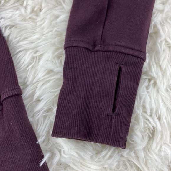 Lululemon Floral Flock Pullover Black Cherry - Picture 3 of 7